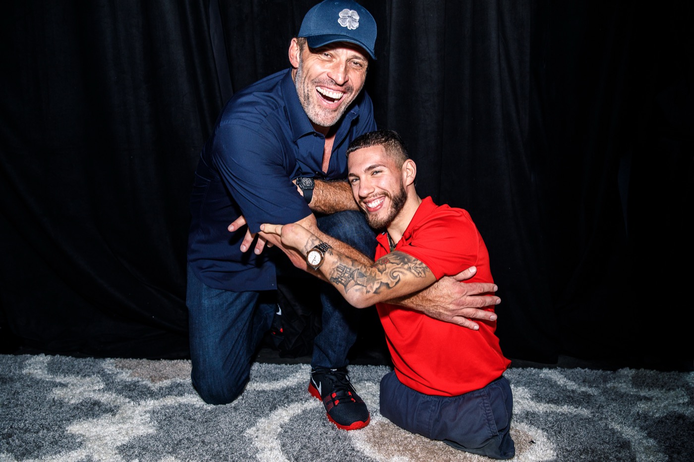 Nick Santonastasso with Tony Robbins
